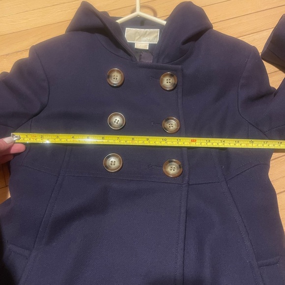 Eggplant Purple Michael Kors Wool Coat - Picture 4 of 5